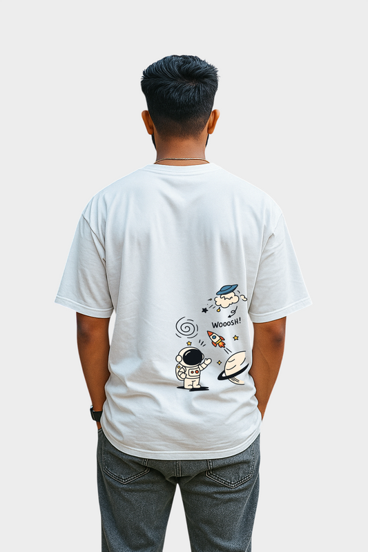 To Infinity and Beyond Oversized 100% Cotton 240 GSM T-Shirt
