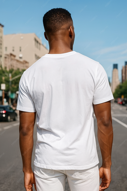 Oversized unisex white streetwear tshirt India