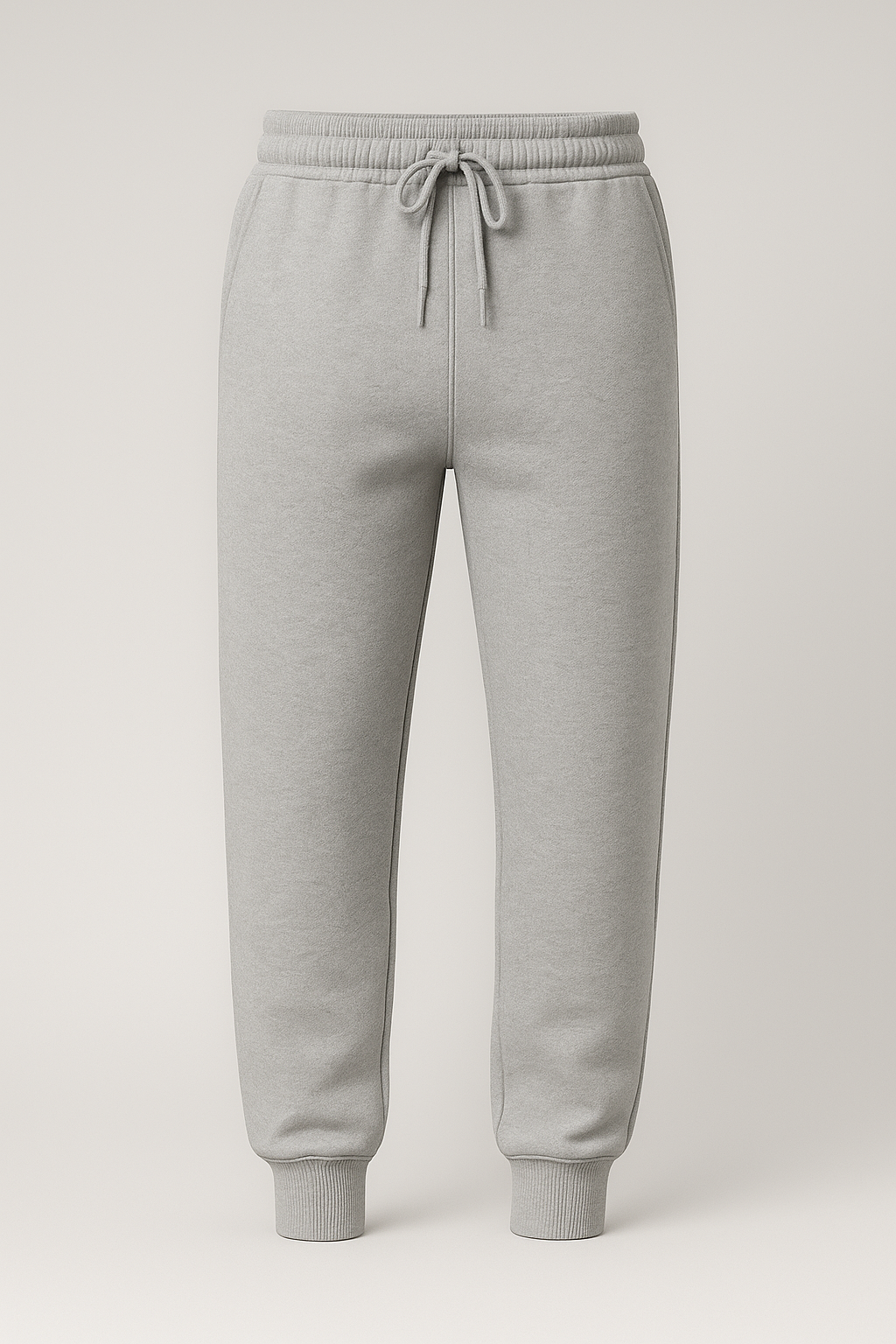 Kleeves Classic 100% Cotton Grey Melange Joggers