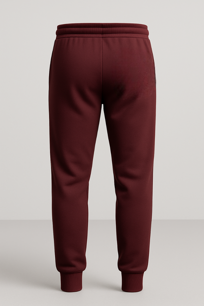 Kleeves Classic 100% Cotton Maroon Joggers