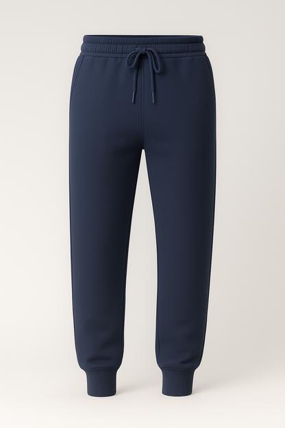 Kleeves Classic 100% Cotton Navy Blue Joggers