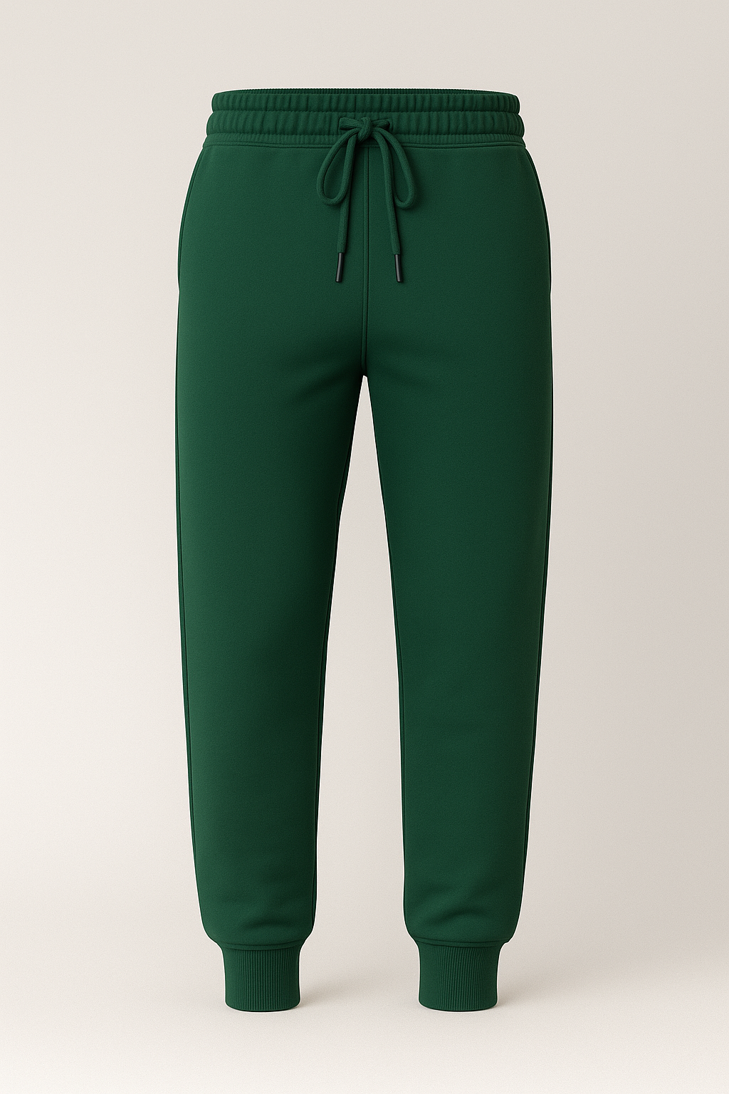 Kleeves Classic 100% Cotton Bottle Green Joggers