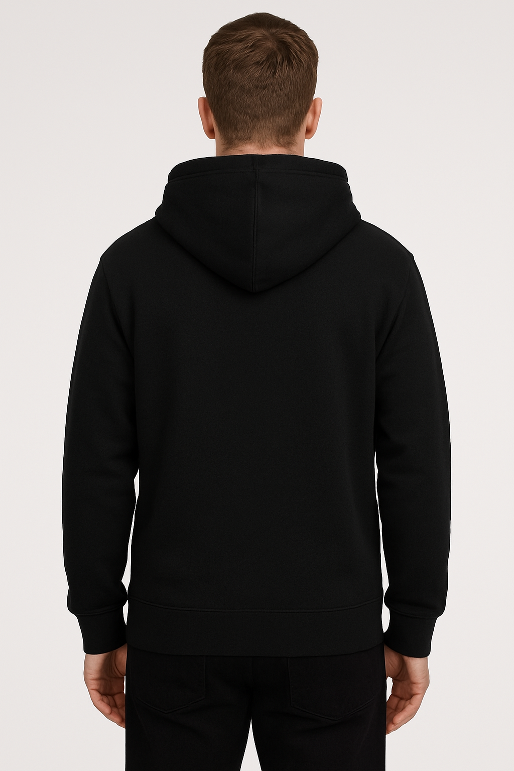 Kleeves Classic 400 GSM Black Zip Hoodie