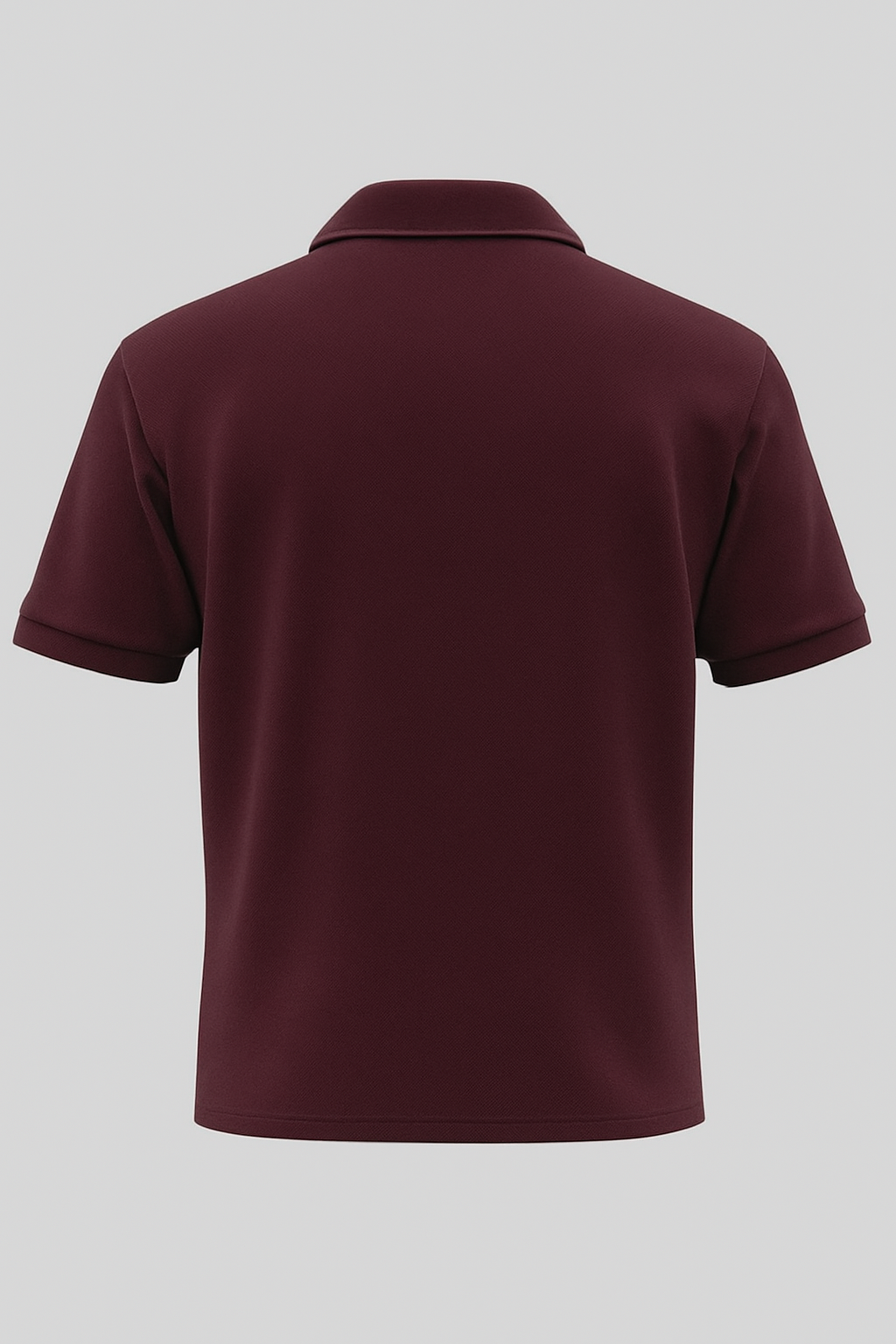 Men's Maroon 100% Cotton 220 GSM Polo Tshirt