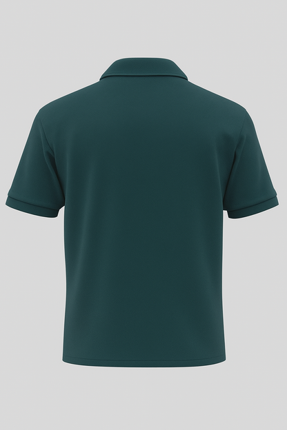 Men's Blue 100% Cotton 220 GSM Polo Tshirt