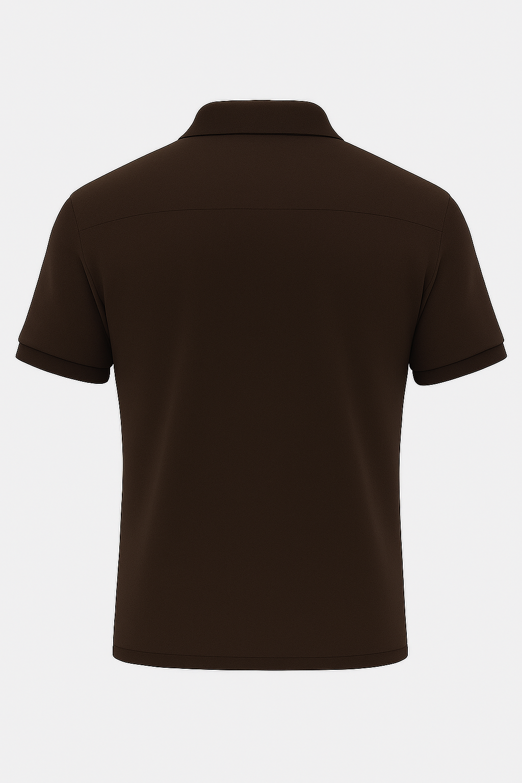 Men's Brown 100% Cotton 220 GSM Polo Tshirt