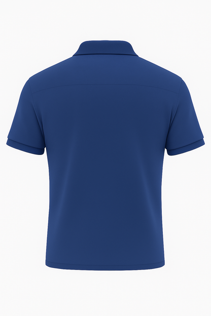 Men's Blue 100% Cotton 220 GSM Polo Tshirt  