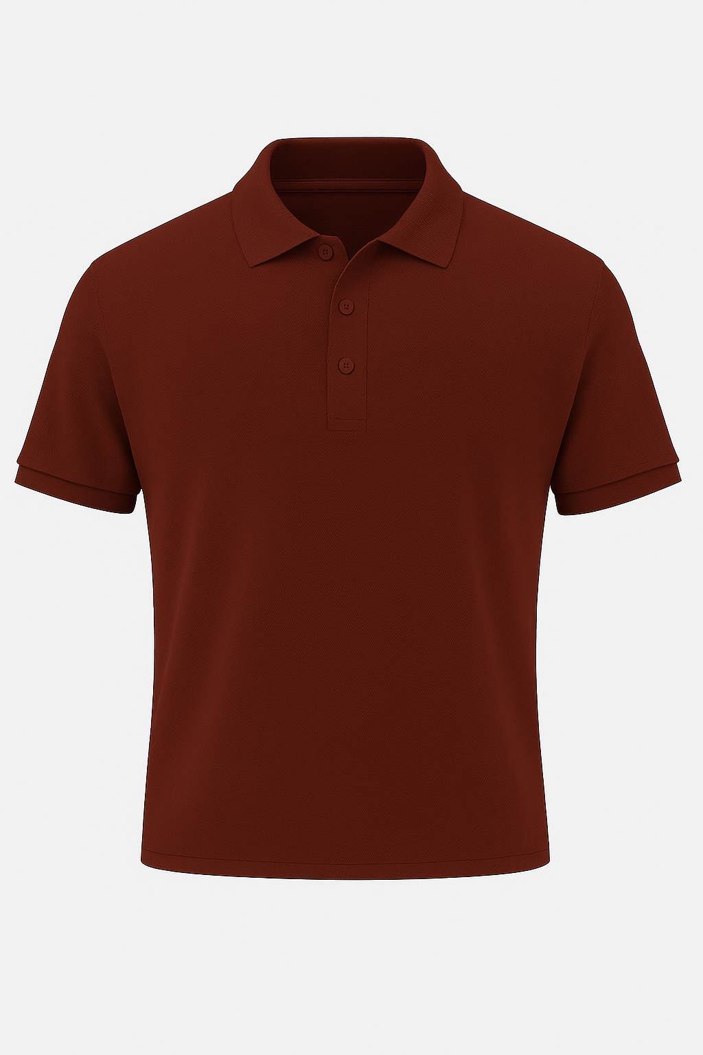 Men's Red 100% Cotton 220 GSM Polo Tshirt