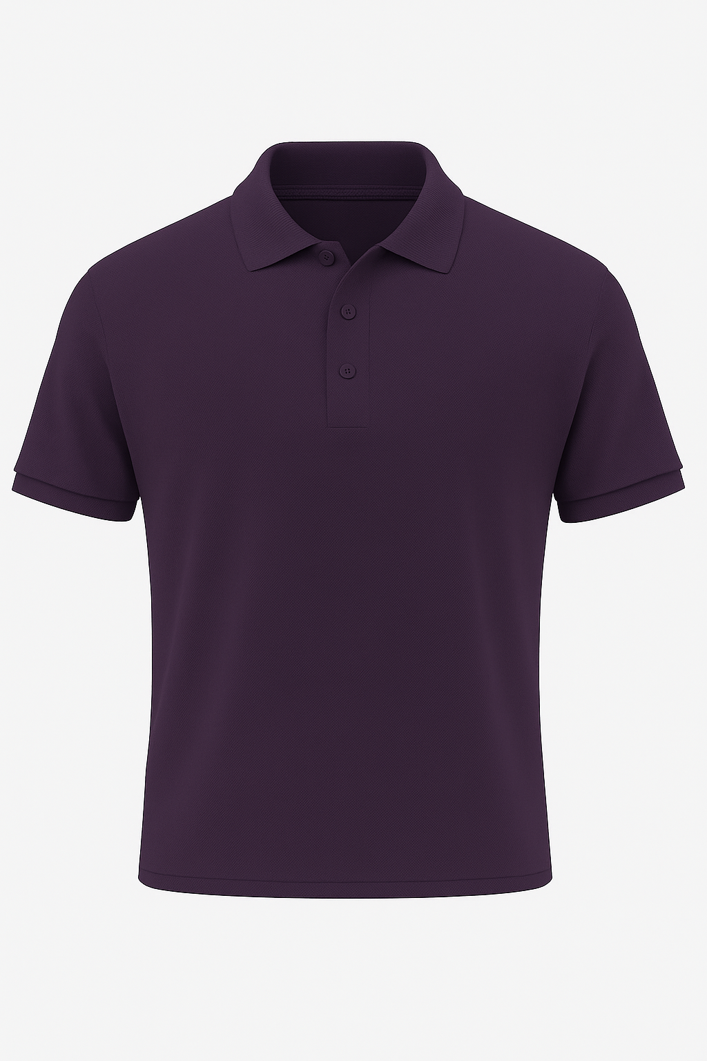 Men's Purple 100% Cotton 220 GSM Polo Tshirt
