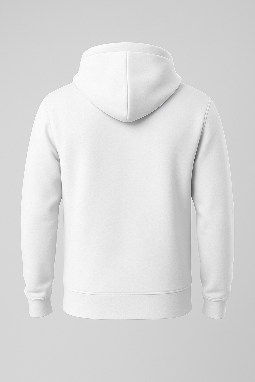 Kleeves Classic 400 GSM White Zip Hoodie