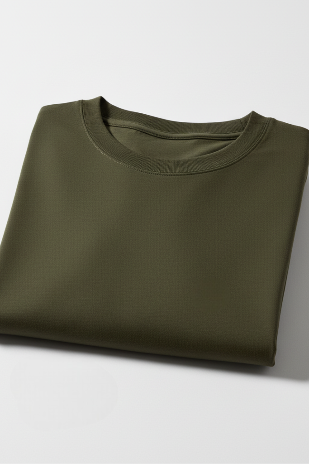Kleeves Classic 100% Cotton 240 GSM Olive Green Oversized T-Shirt