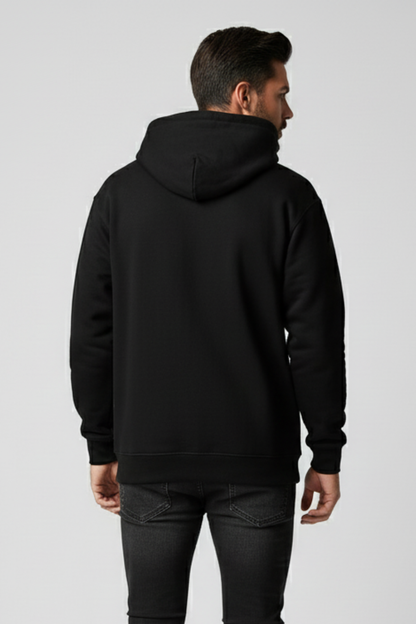 Kleeves Classic 100% cotton 300 GSM Black Hoodie