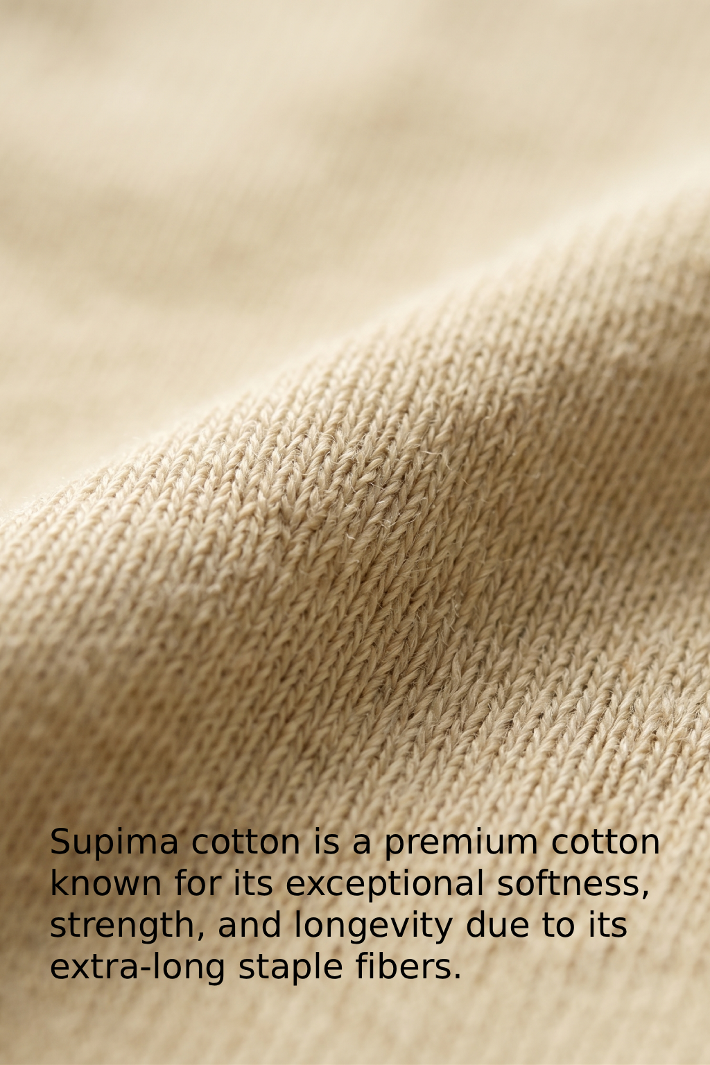 Kleeves Supima Cotton Beige T-Shirt- 100% Supima Cotton