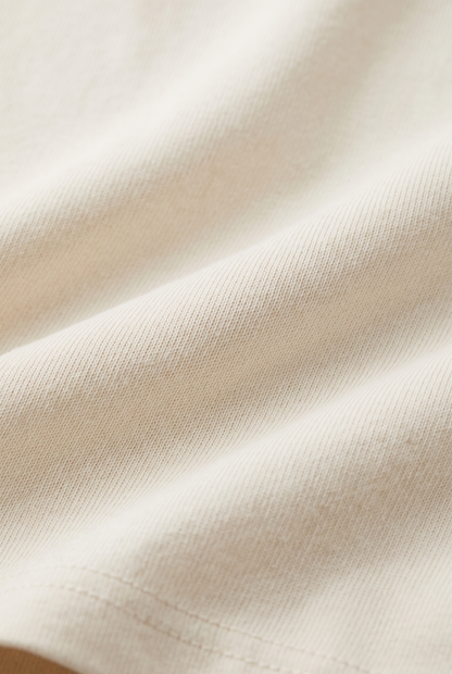 Kleeves Classic 100% Cotton 240 GSM Off-White Oversized T-Shirt