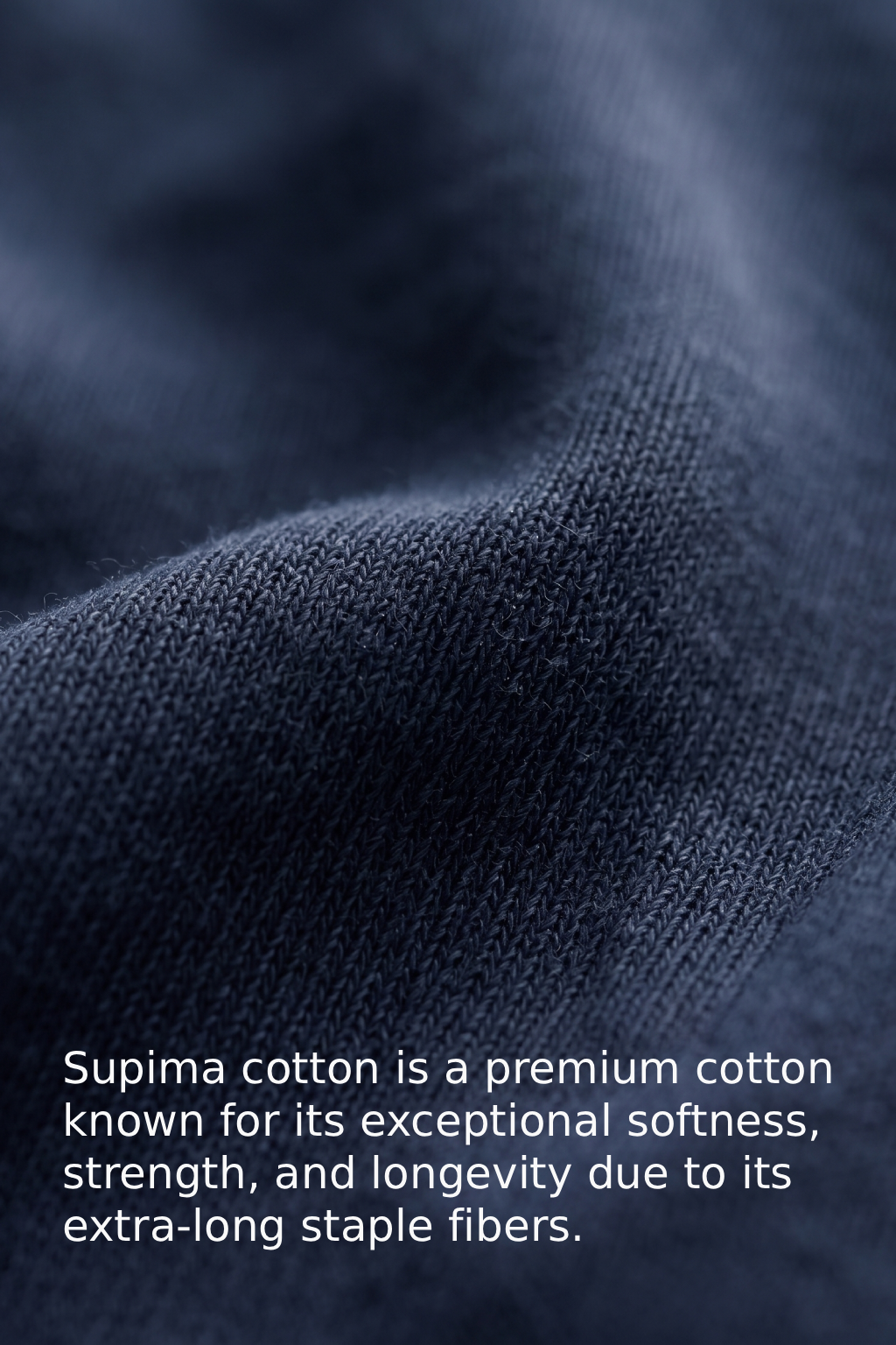 Kleeves Supima Cotton Navy Blue T-Shirt- 100% Supima Cotton