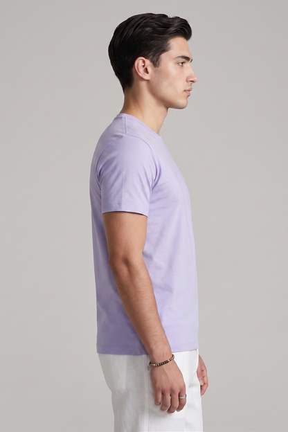 Kleeves Supima Cotton Lavender T-Shirt- 100% Supima Cotton