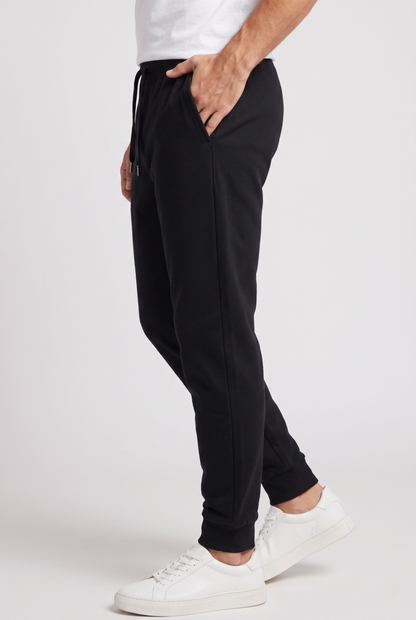 Kleeves Classic 100% Cotton Black Joggers