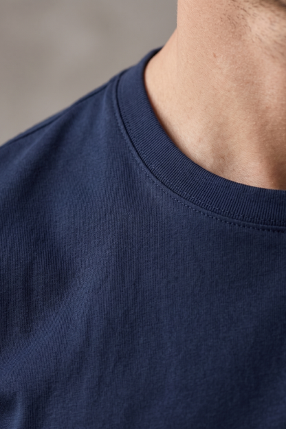 Kleeves Supima Cotton Navy Blue T-Shirt- 100% Supima Cotton