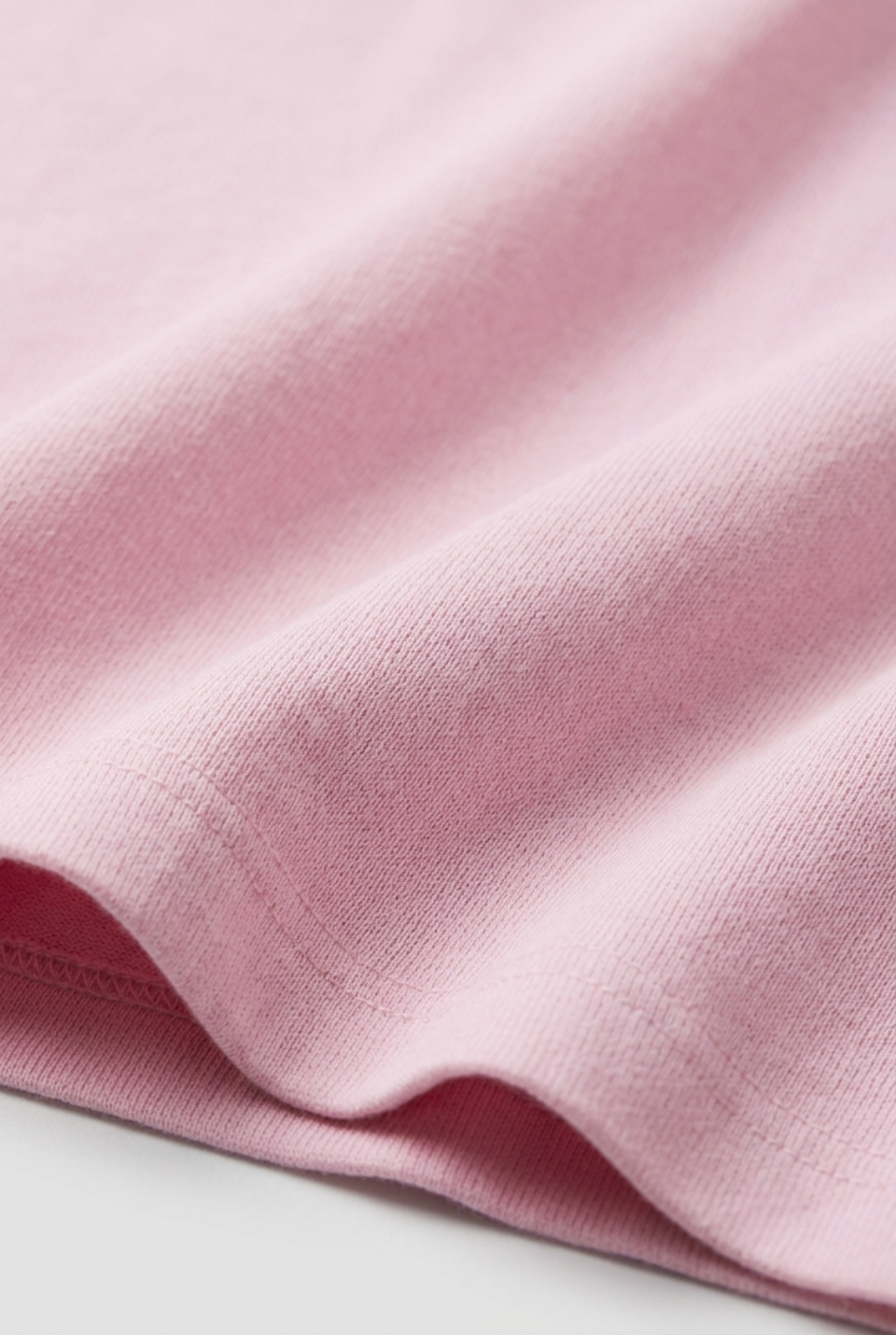 Kleeves Classic 100% Cotton 240 GSM Light Baby Pink Oversized T-Shirt