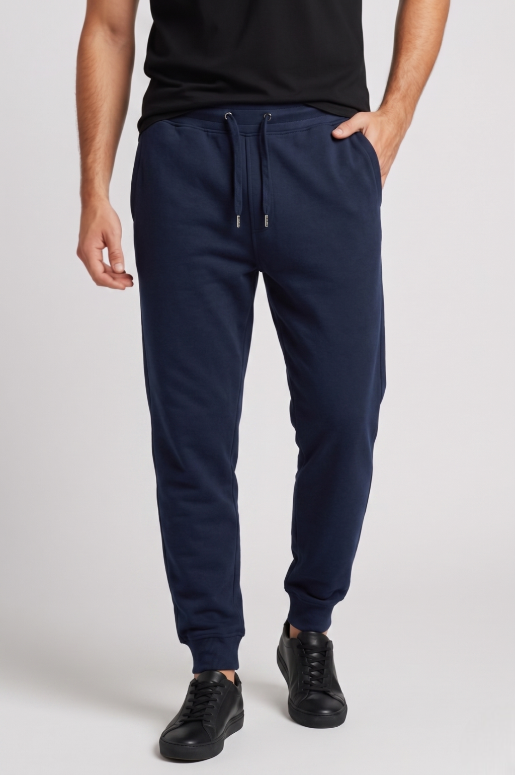 Kleeves Classic 100% Cotton Navy Blue Joggers