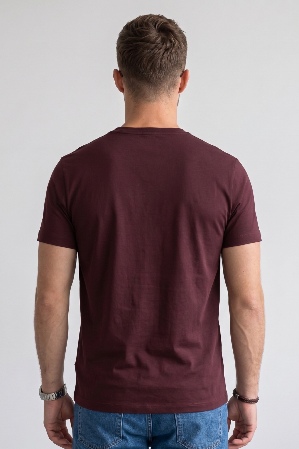 Kleeves Supima Cotton Maroon T-Shirt- 100% Supima Cotton