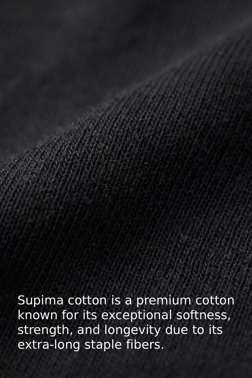 Kleeves Supima Cotton Black T-Shirt- 100% Supima Cotton