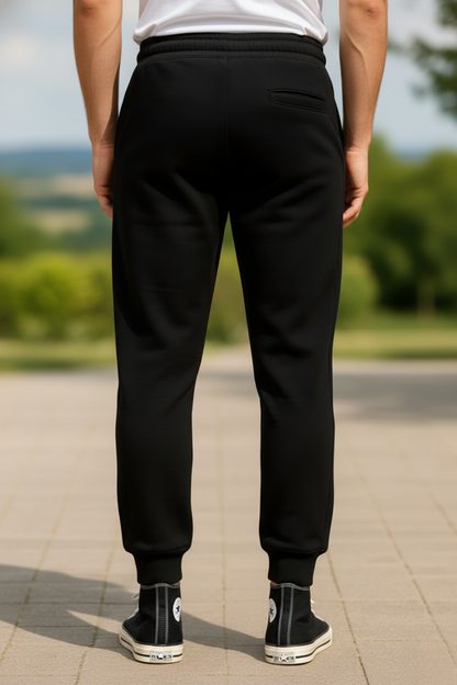 Kleeves Classic 100% Cotton Black Joggers