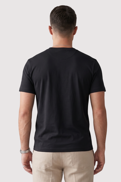 Kleeves Supima Cotton Black T-Shirt- 100% Supima Cotton
