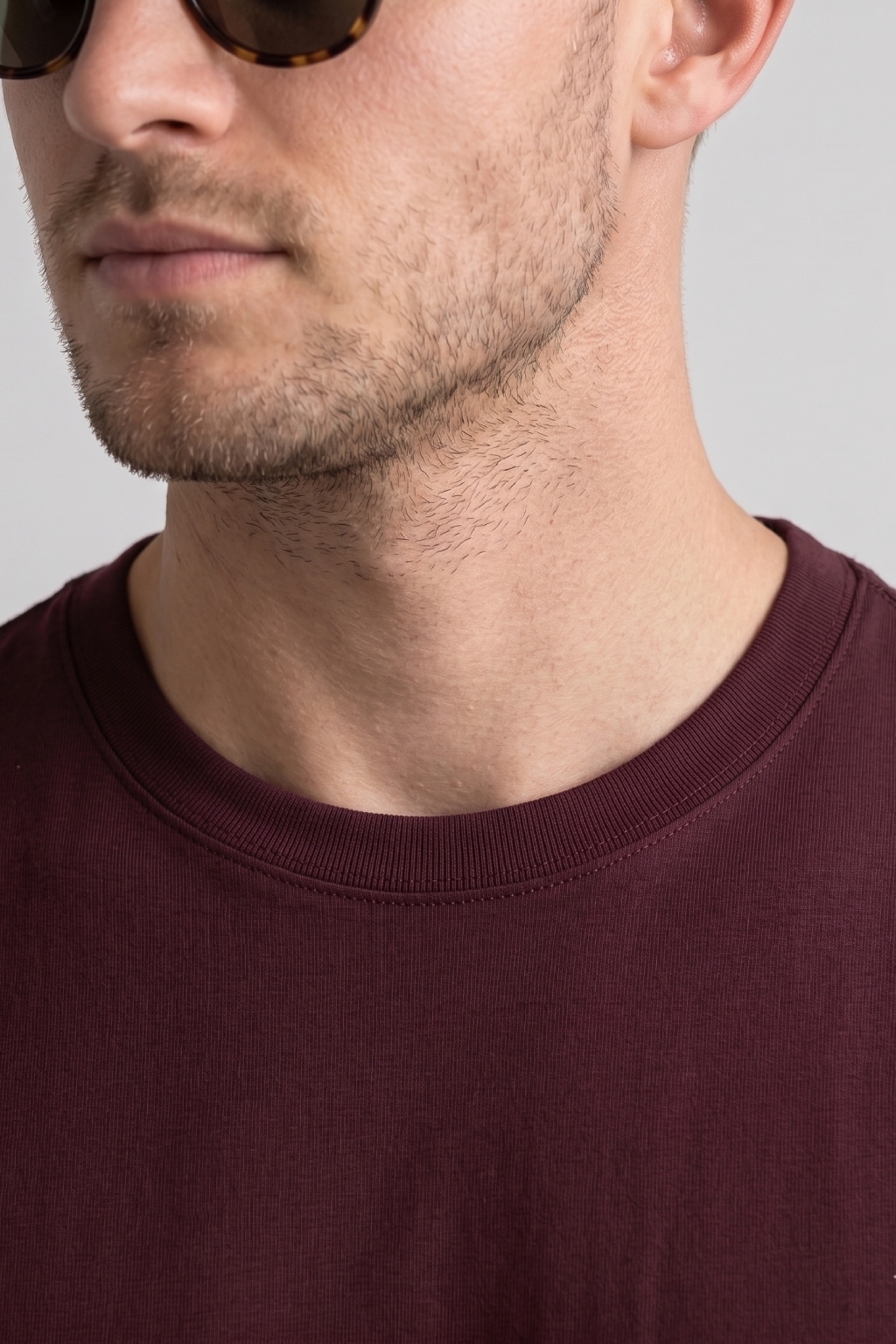 Kleeves Supima Cotton Maroon T-Shirt- 100% Supima Cotton