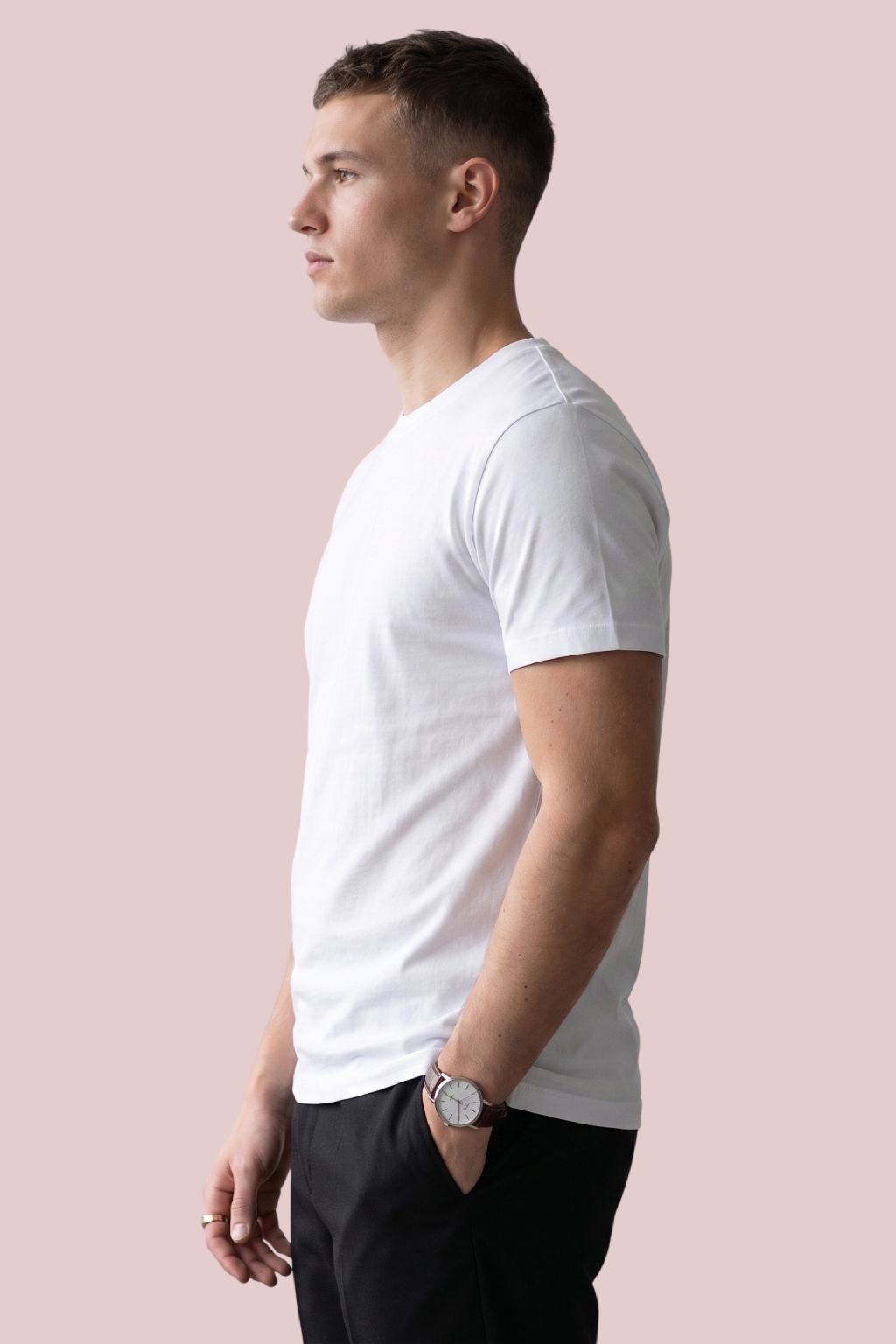 Kleeves Supima Cotton White T-Shirt- 100% Supima Cotton