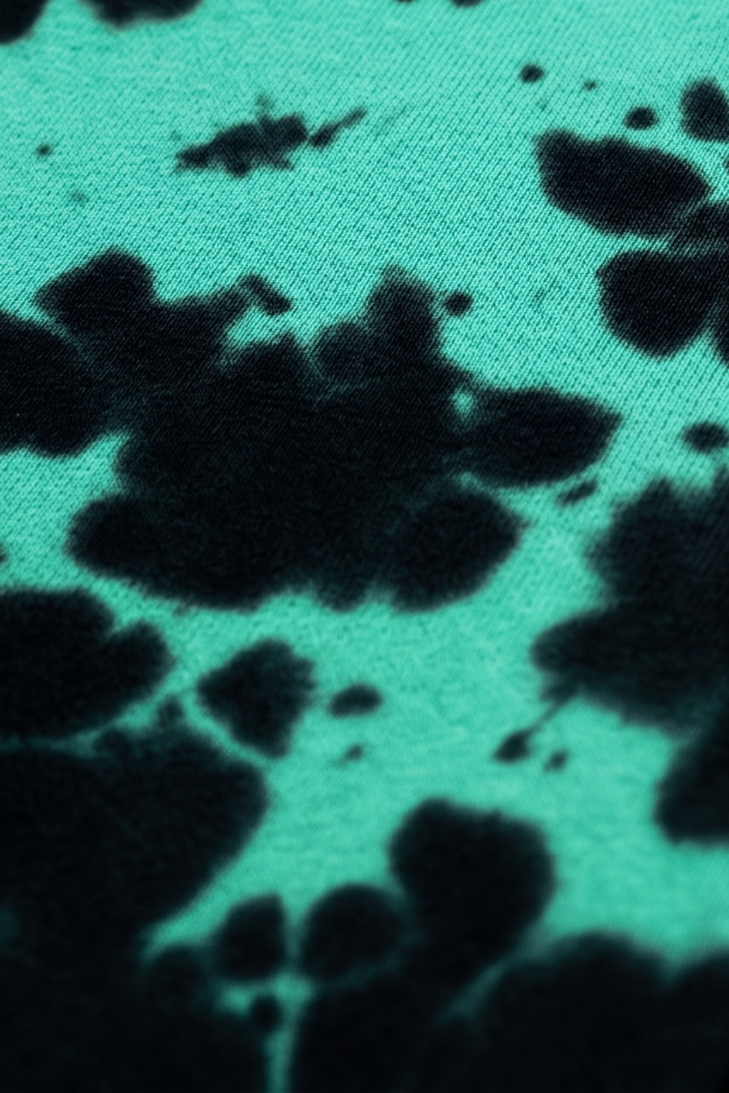 Toxic Drip Tie-Dye Green Black Shorts