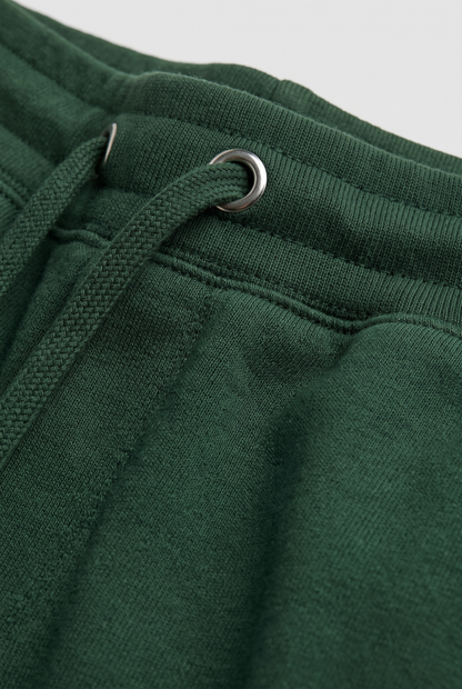 Kleeves Classic 100% Cotton Bottle Green Joggers