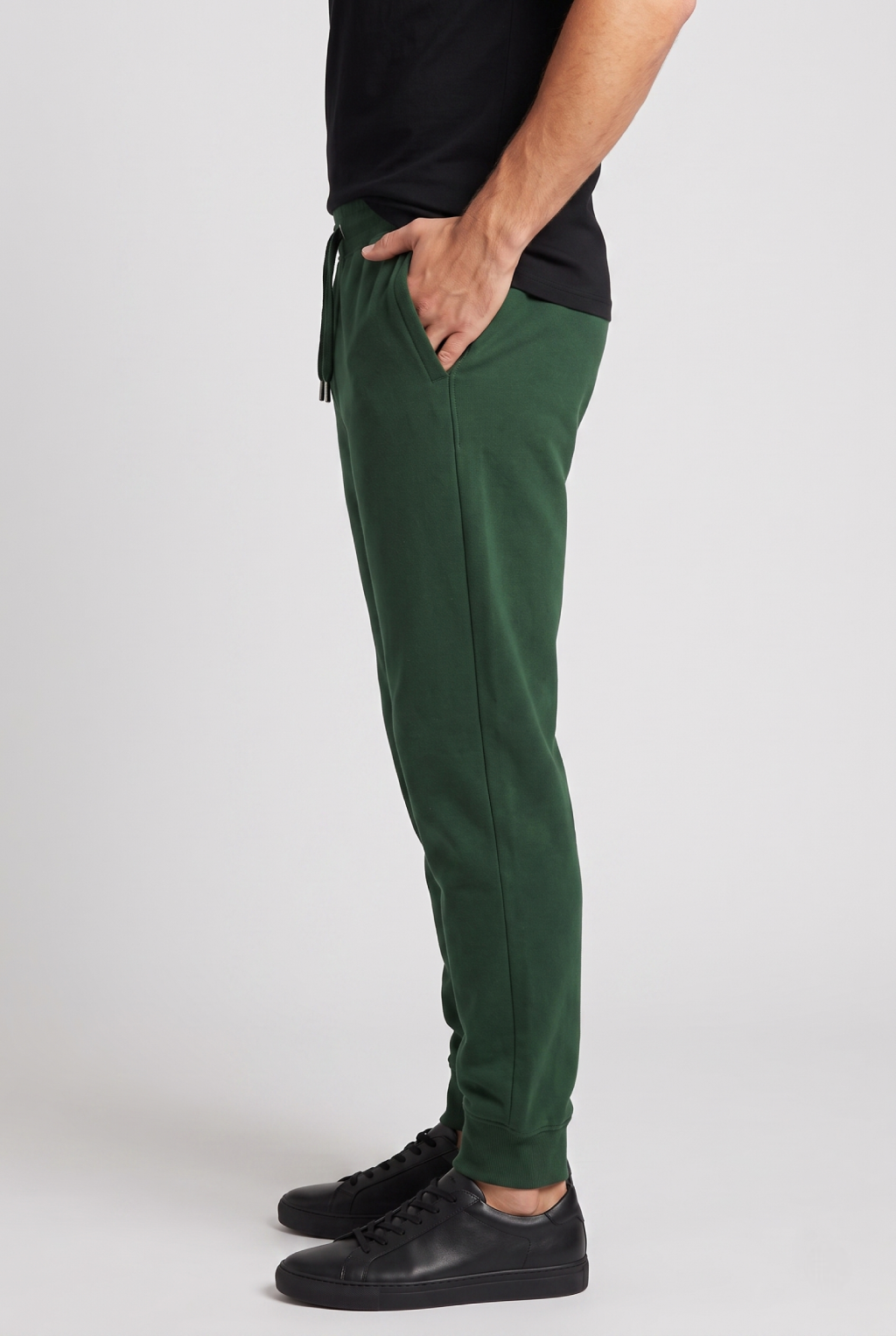 Kleeves Classic 100% Cotton Bottle Green Joggers
