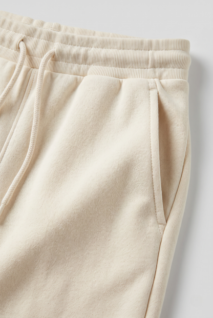 Kleeves Classic Terry Fabric Off-White Sweatpants