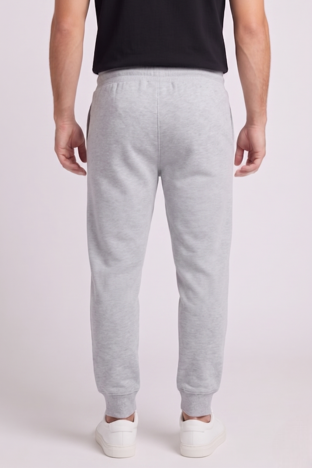 Kleeves Classic 100% Cotton Grey Melange Joggers