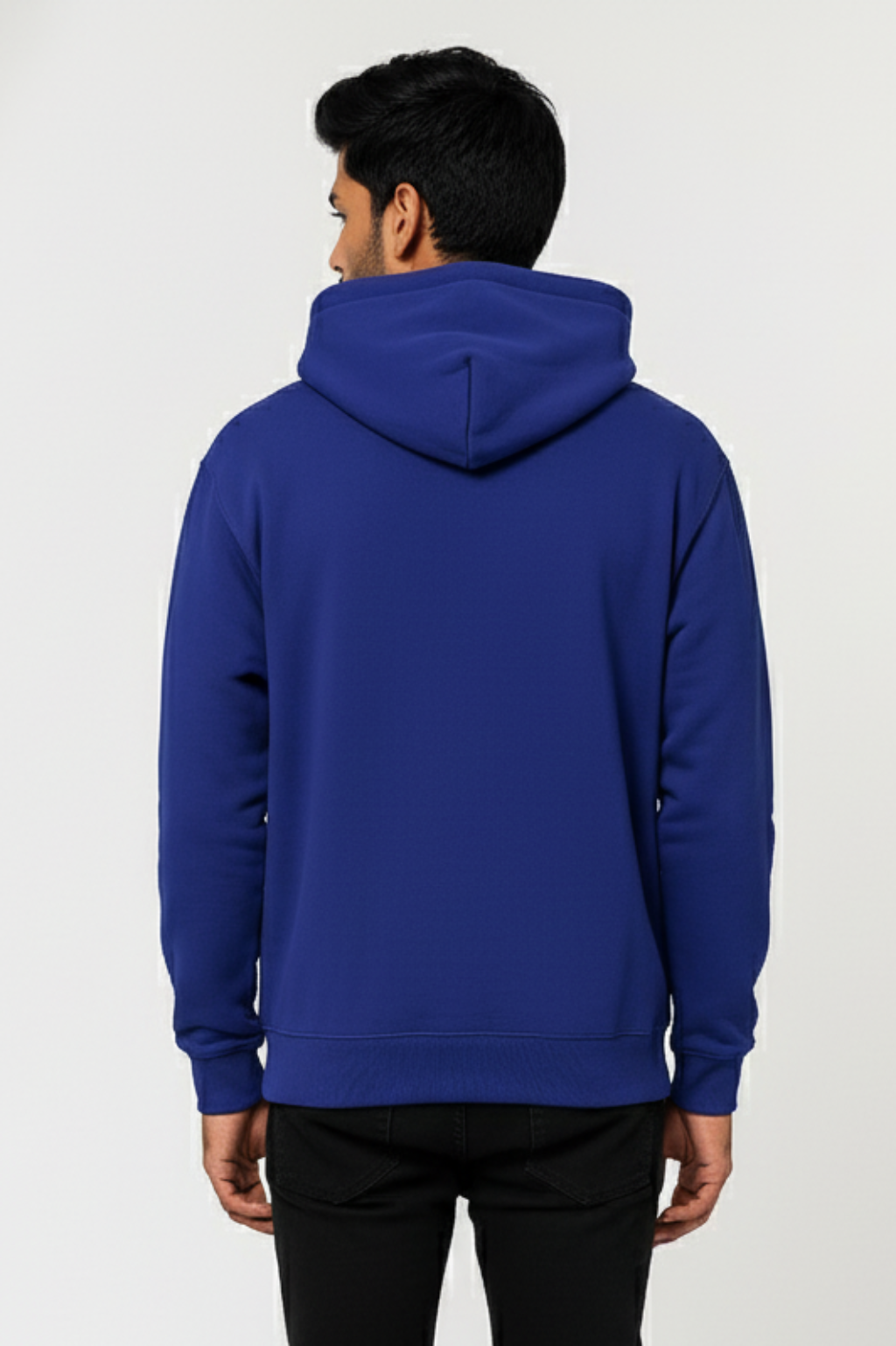 Kleeves Classic 100% cotton 300 GSM Royal Blue Hoodie