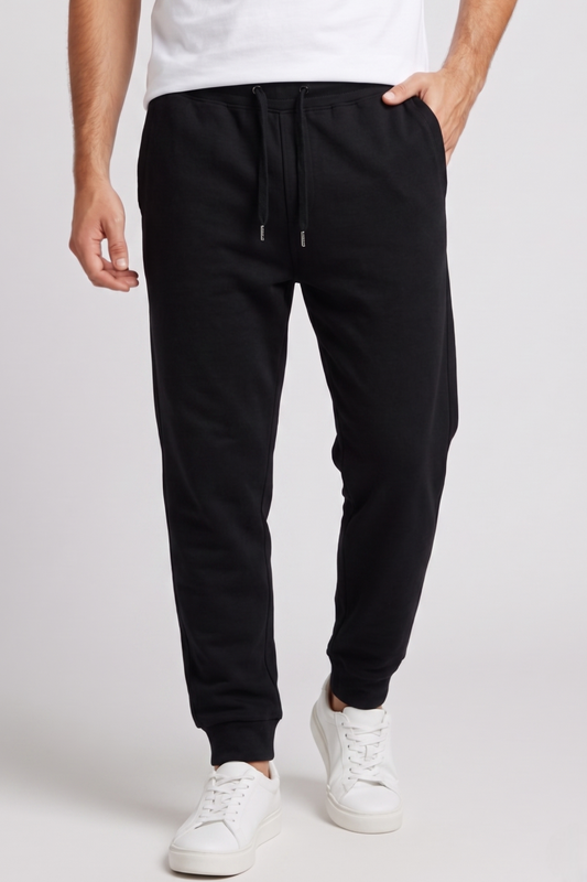 Kleeves Classic 100% Cotton Black Joggers