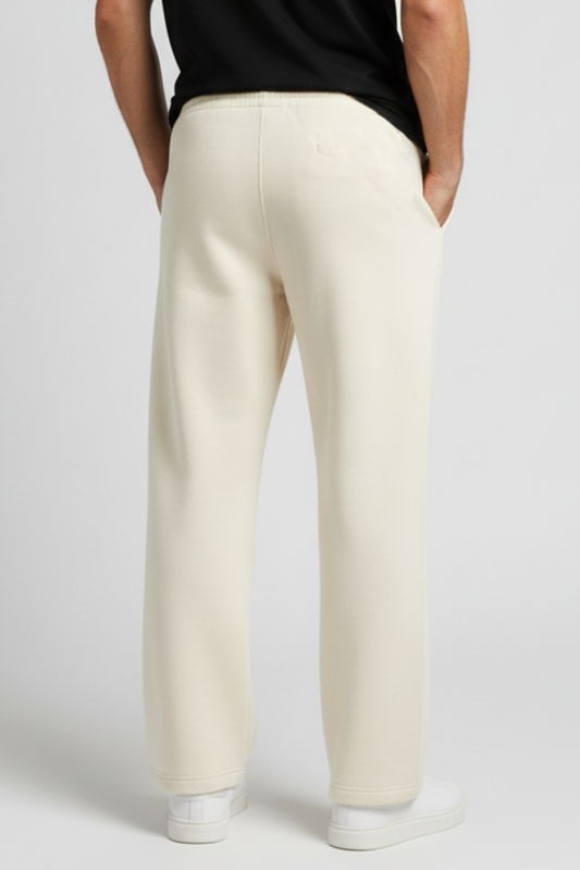 Kleeves Classic Terry Fabric Off-White Sweatpants
