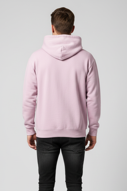 Kleeves Classic 100% cotton 300 GSM Light Baby Pink Hoodie