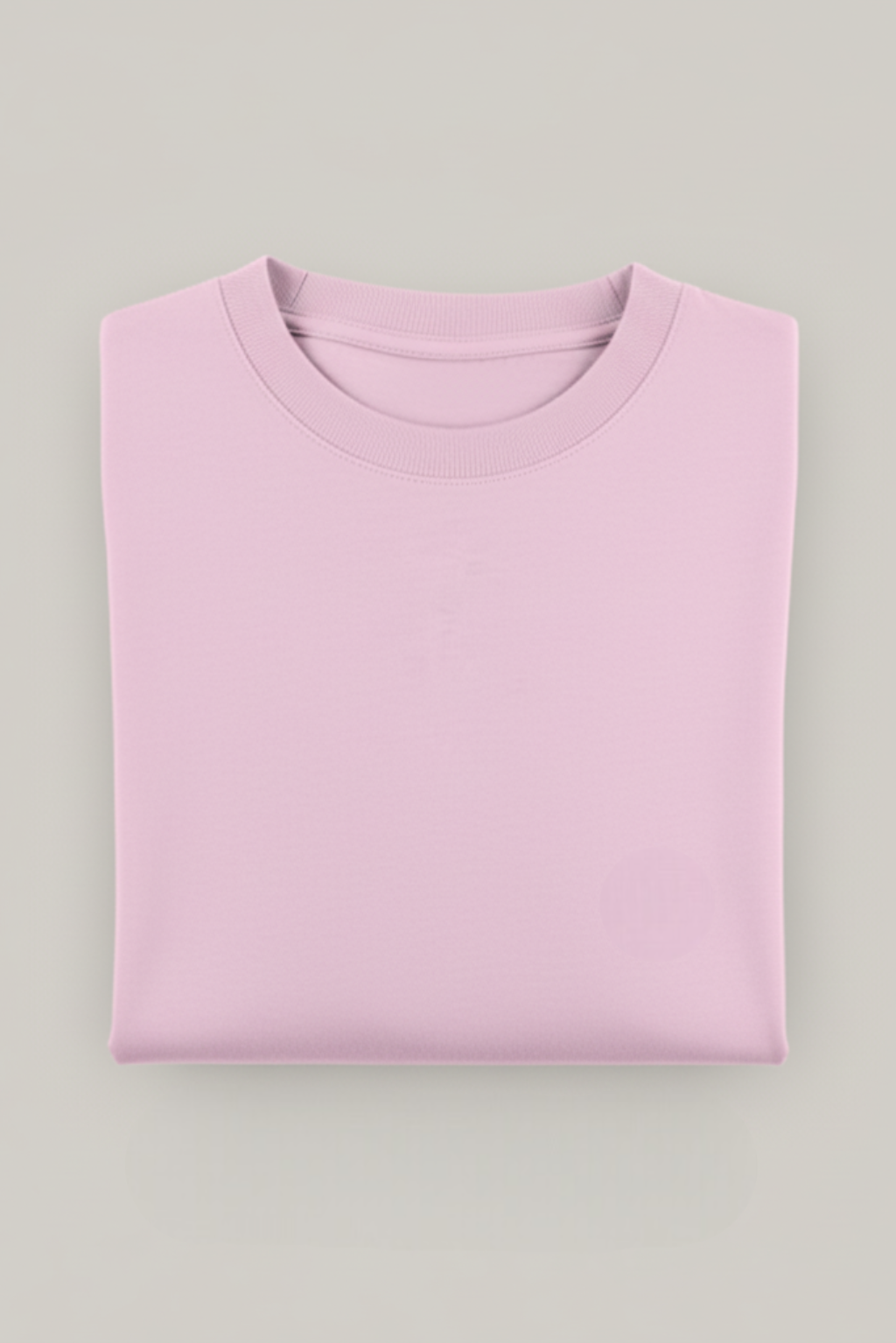Kleeves Classic 100% Cotton 240 GSM Light Baby Pink Oversized T-Shirt