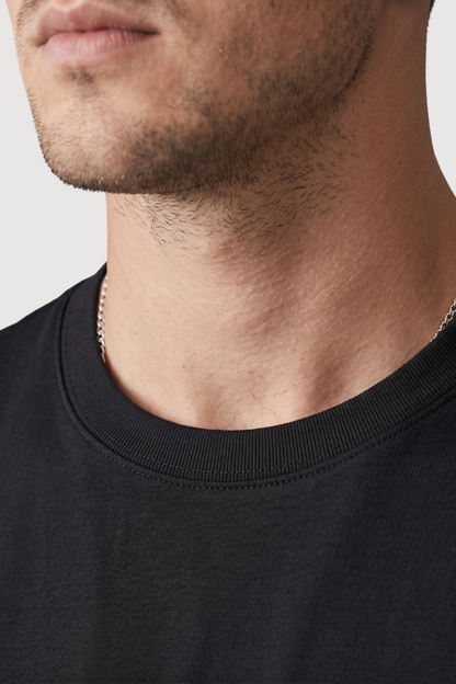 Kleeves Supima Cotton Black T-Shirt- 100% Supima Cotton