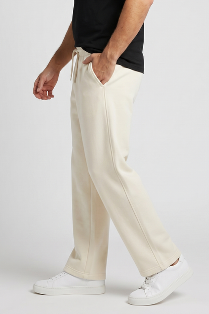 Kleeves Classic Terry Fabric Off-White Sweatpants