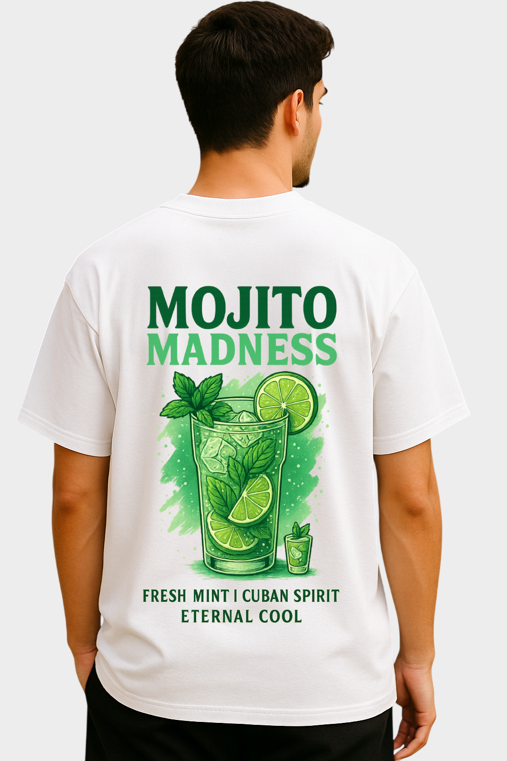 Mojito Madness Oversized 100% Cotton 240 GSM T-Shirt