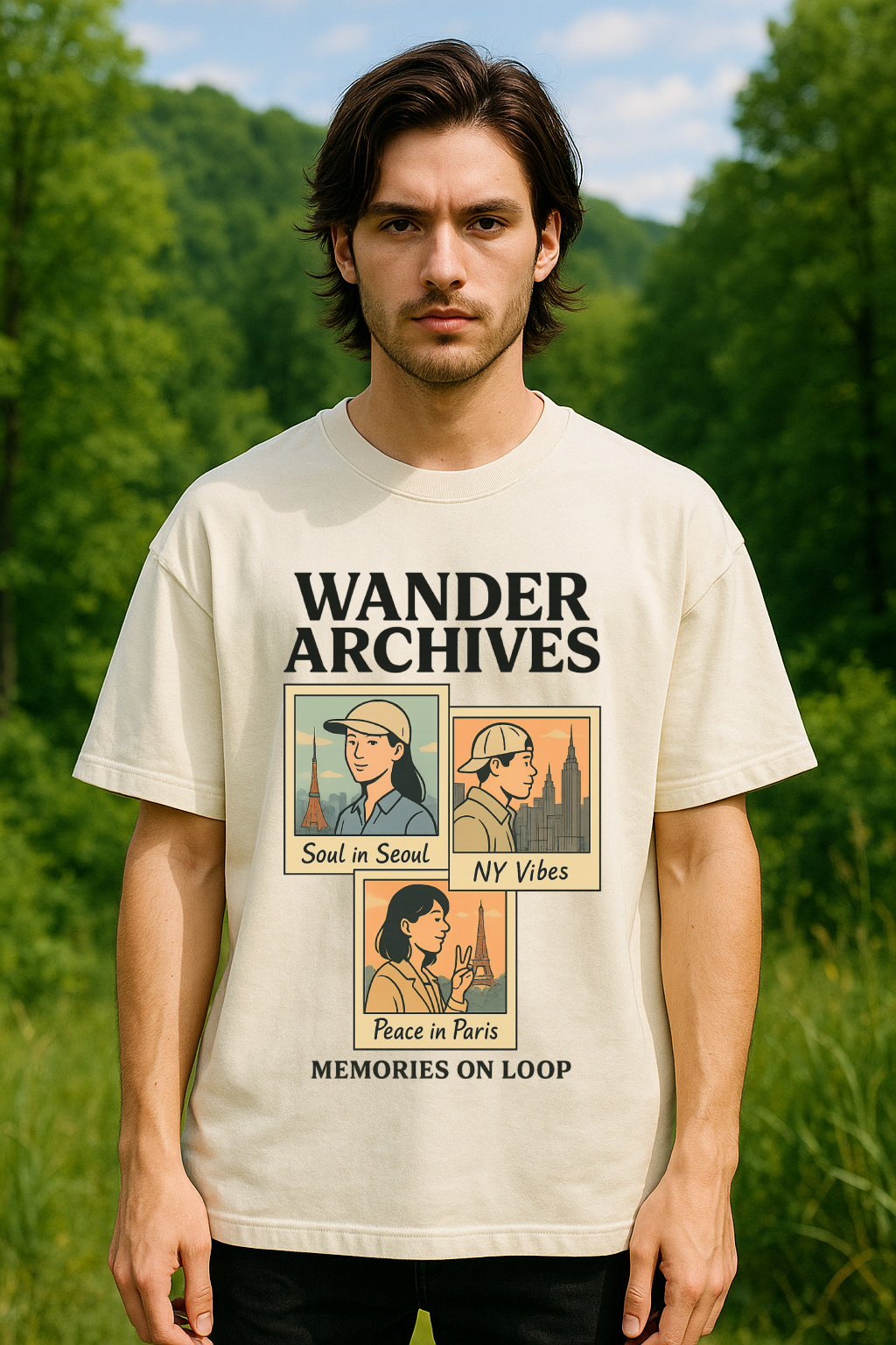 Oversized unisex off white streetwear tshirt India