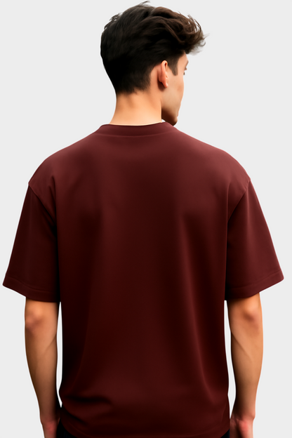 Positive Vibes Oversized 100% Cotton 240 GSM T-Shirt