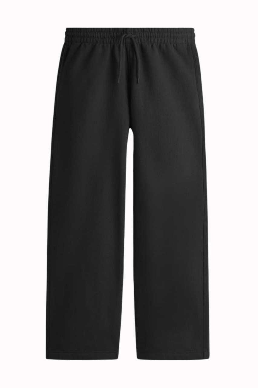 Kleeves Classic Terry Fabric Black Sweatpants