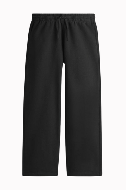 Kleeves Classic Terry Fabric Black Sweatpants