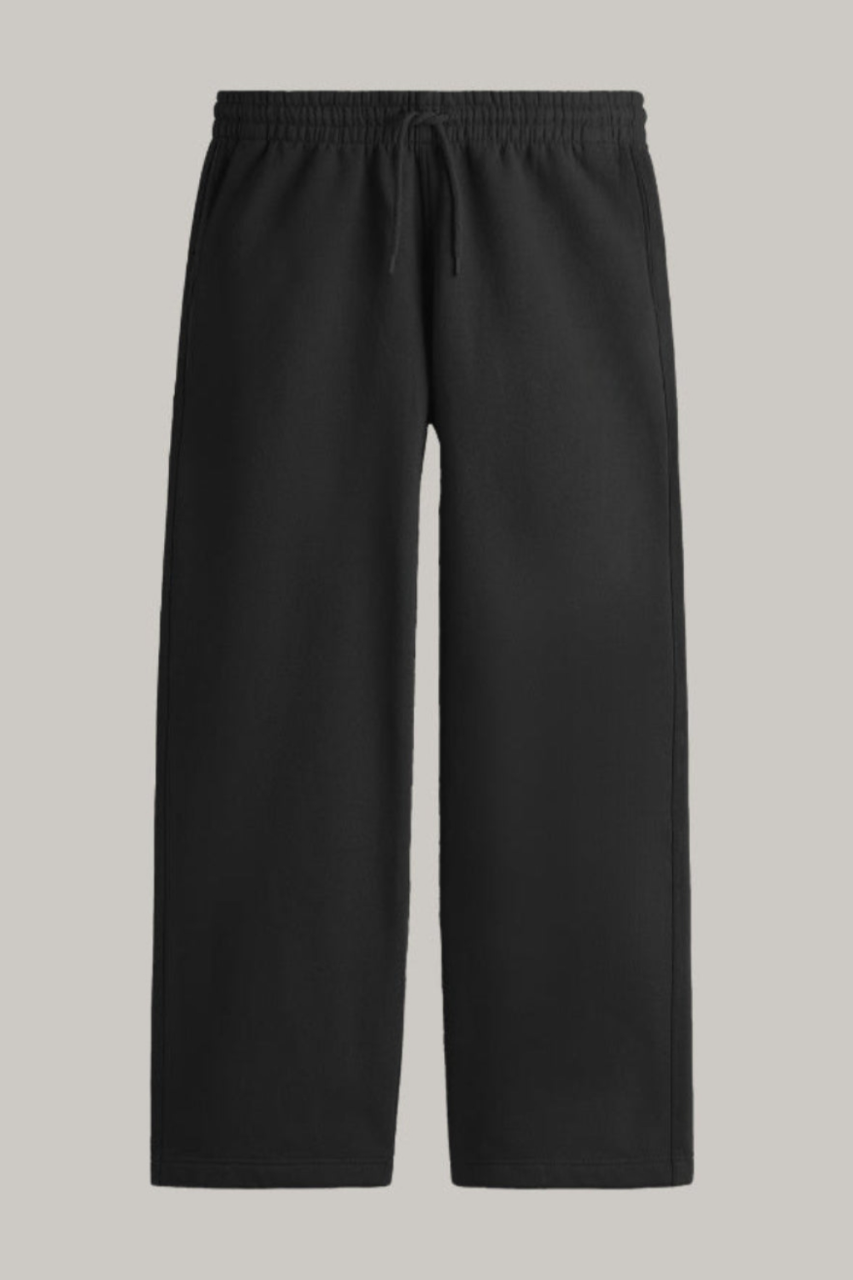 Kleeves Classic Terry Fabric Black Sweatpants