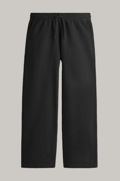 Kleeves Classic Terry Fabric Black Sweatpants