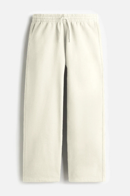 Kleeves Classic Terry Fabric Off-White Sweatpants